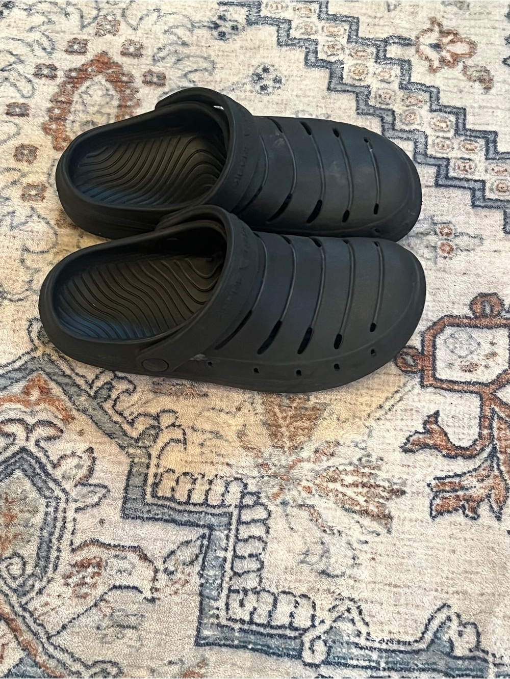 Kids Casual Black Slip-On Clog